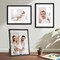 Black 8.5x11 Picture Frame Set of 4, Matted to 6x8 Picture or 8.5 x 11 Inch Certificate Award Document Without Mat, Wall and Tabletop Display